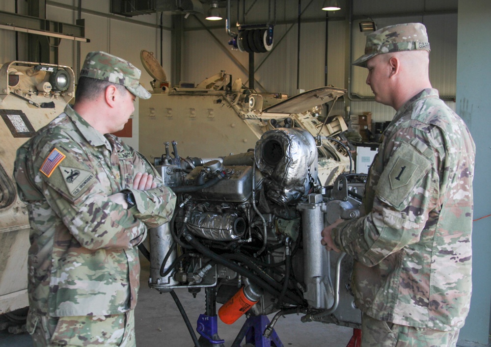 DVIDS - Images - Soldiers perform services and maintenance on equipment ...