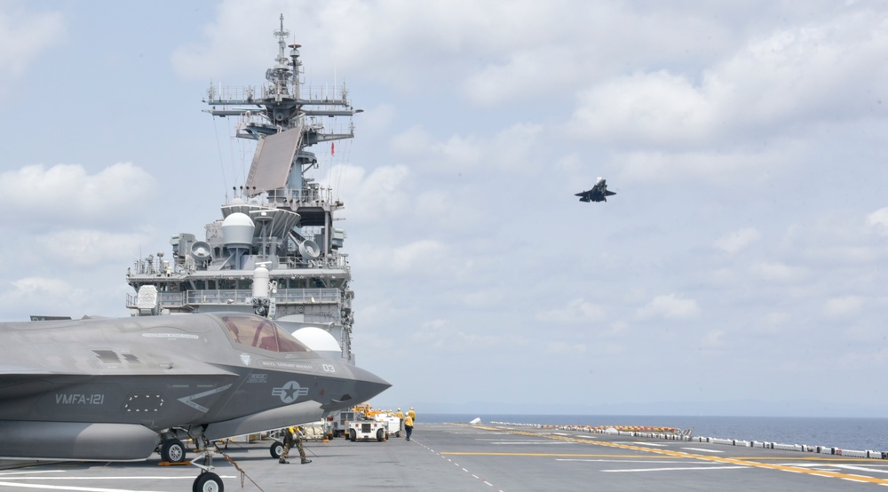 USS WASP (LHD 1) OPERATIONS AT SEA