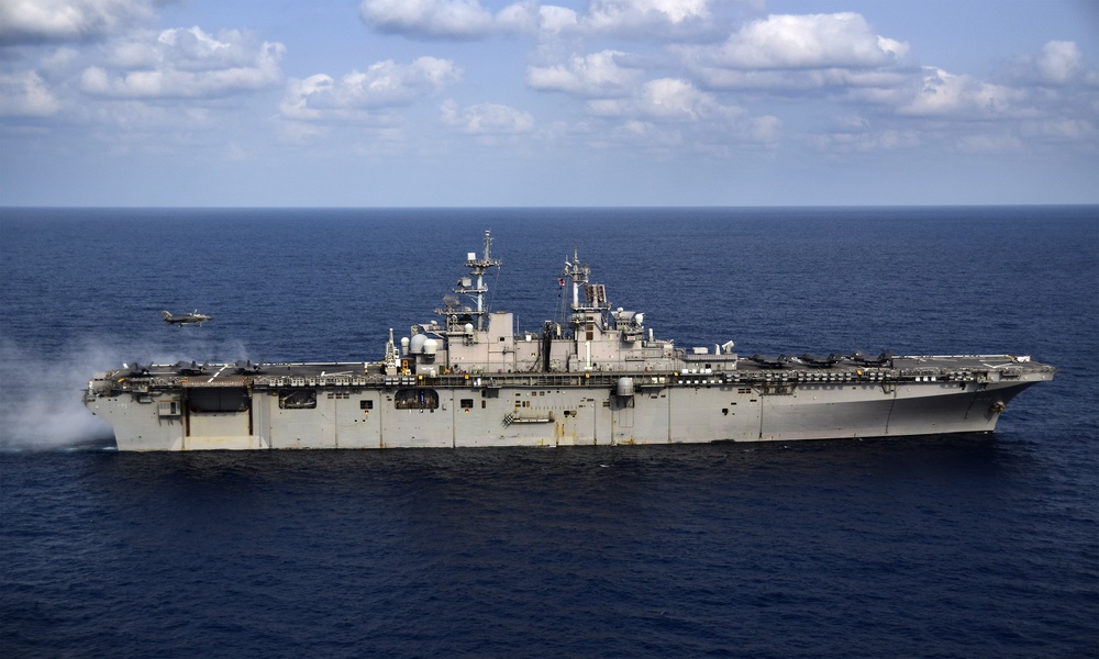 USS WASP (LHD 1) OPERATIONS AT SEA