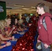 Tampa Bay Buccaneer Cheerleaders and football players visit Caserma Ederle, Vicenza