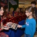 Tampa Bay Buccaneer Cheerleaders and football players visit Caserma Ederle, Vicenza