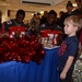 Tampa Bay Buccaneer Cheerleaders and football players visit Caserma Ederle, Vicenza