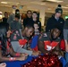 Tampa Bay Buccaneer Cheerleaders and football players visit Caserma Ederle, Vicenza