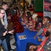 Tampa Bay Buccaneer Cheerleaders and football players visit Caserma Ederle, Vicenza