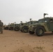 Soldiers begin convoy near Tan Tan to start exercise African Lion 2019