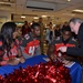 Tampa Bay Buccaneer Cheerleaders and football players visit Caserma Ederle, Vicenza