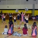 Tampa Bay Buccaneer Cheerleaders and football players visit Caserma Ederle, Vicenza