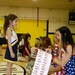 Tampa Bay Buccaneer Cheerleaders and football players visit Caserma Ederle, Vicenza