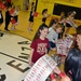 Tampa Bay Buccaneer Cheerleaders and football players visit Caserma Ederle, Vicenza