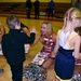 Tampa Bay Buccaneer Cheerleaders and football players visit Caserma Ederle, Vicenza