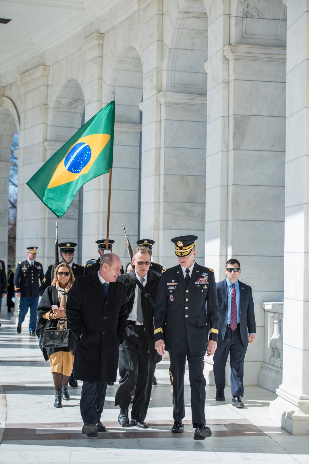 Brazilian Minister of Defense Fernando Azevedo e Silva Visits Arlington National Cemetery