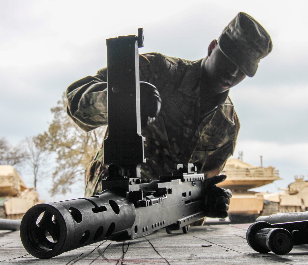 Charlie Company, 1-16 Infantry prepares for gunnery tables and live fire