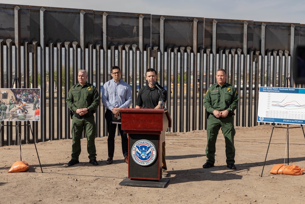 Kevin K. McAleenan, Commissioner,  U.S. Customs and Border Protection Press Conference in El Paso TX