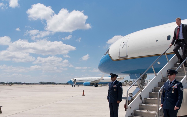 Acting Secretary of Defense Arrives in Miami