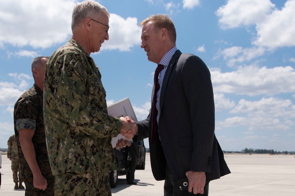 Acting Secretary of Defense Arrives in Miami