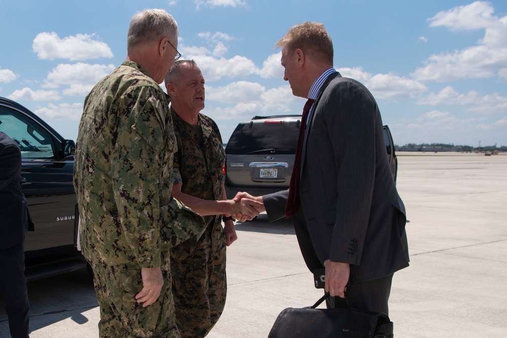 Acting Secretary of Defense Arrives in Miami