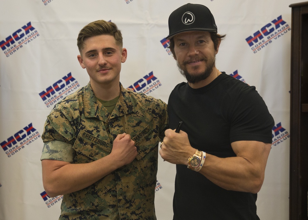 DVIDS Images Mark Wahlberg meet and greet on MCB Camp Pendleton