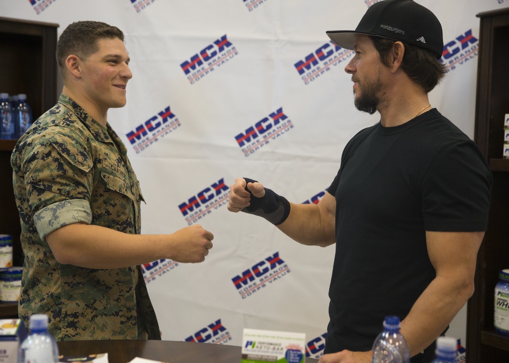 DVIDS Images Mark Wahlberg meet and greet on MCB Camp Pendleton