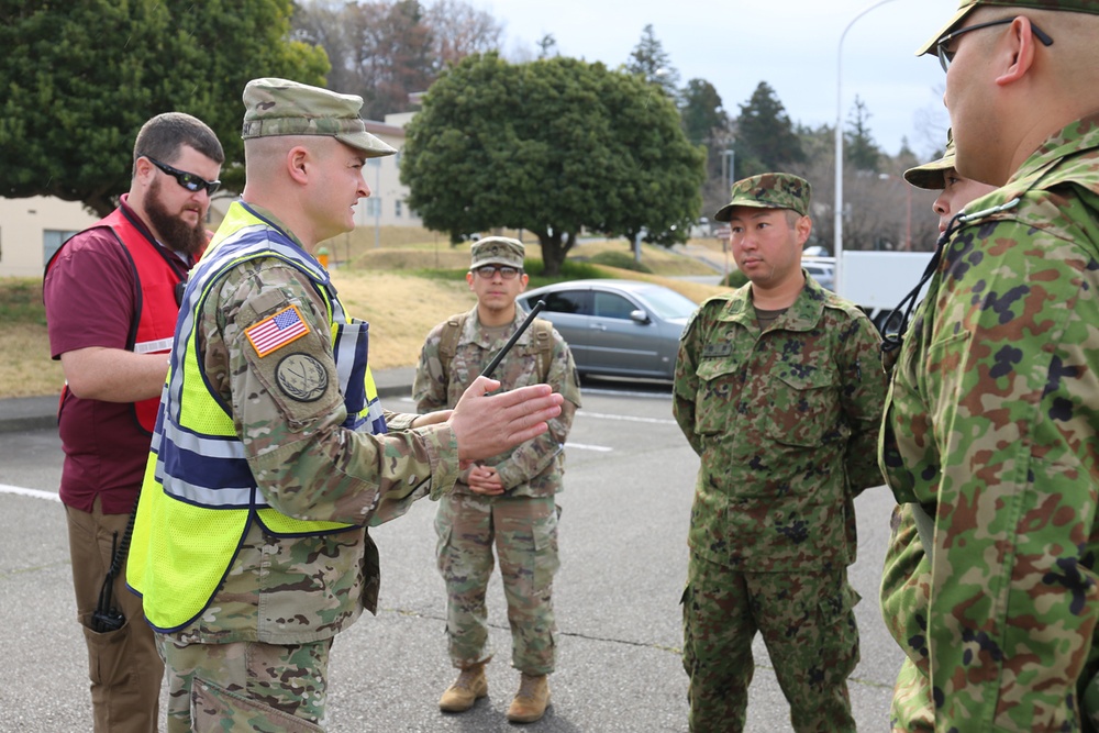 USAG Japan conducts HADR evacuation drill with host-nation partners
