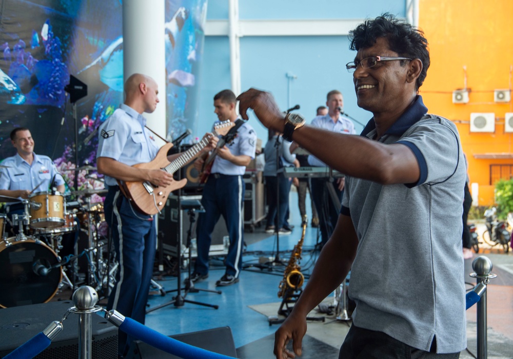 U.S. Air Force Band of the Pacific strikes a cord in Malaysia