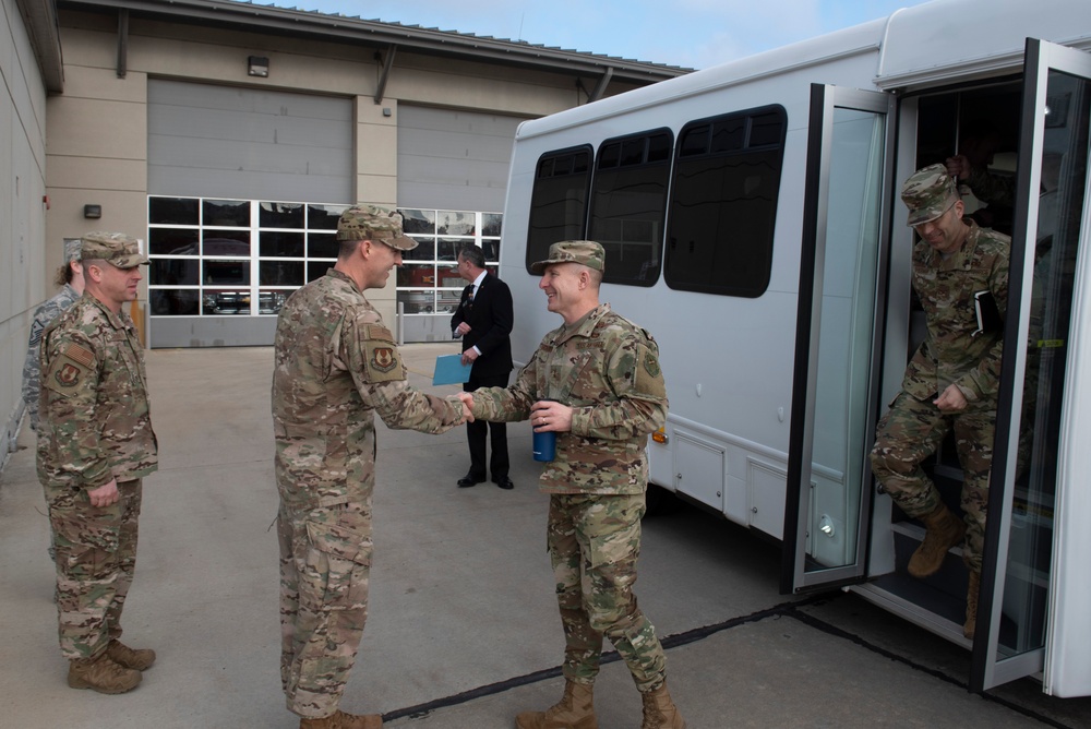 Deputy Commander tours 88th Air Base Wing