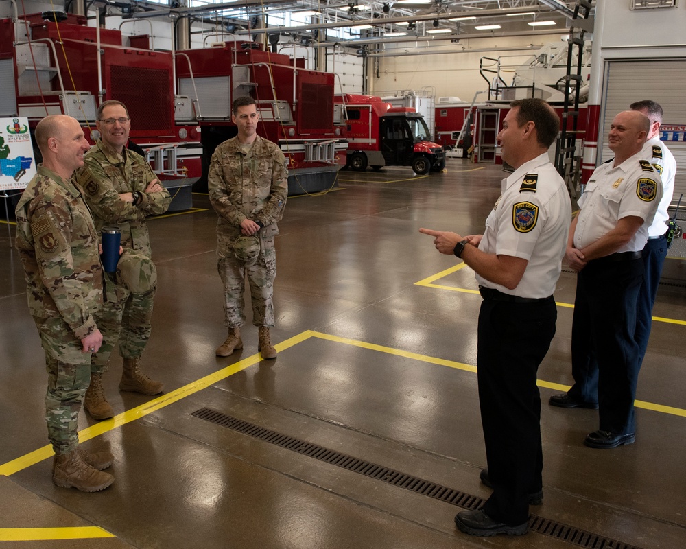 Deputy Commander tours 88th Air Base Wing