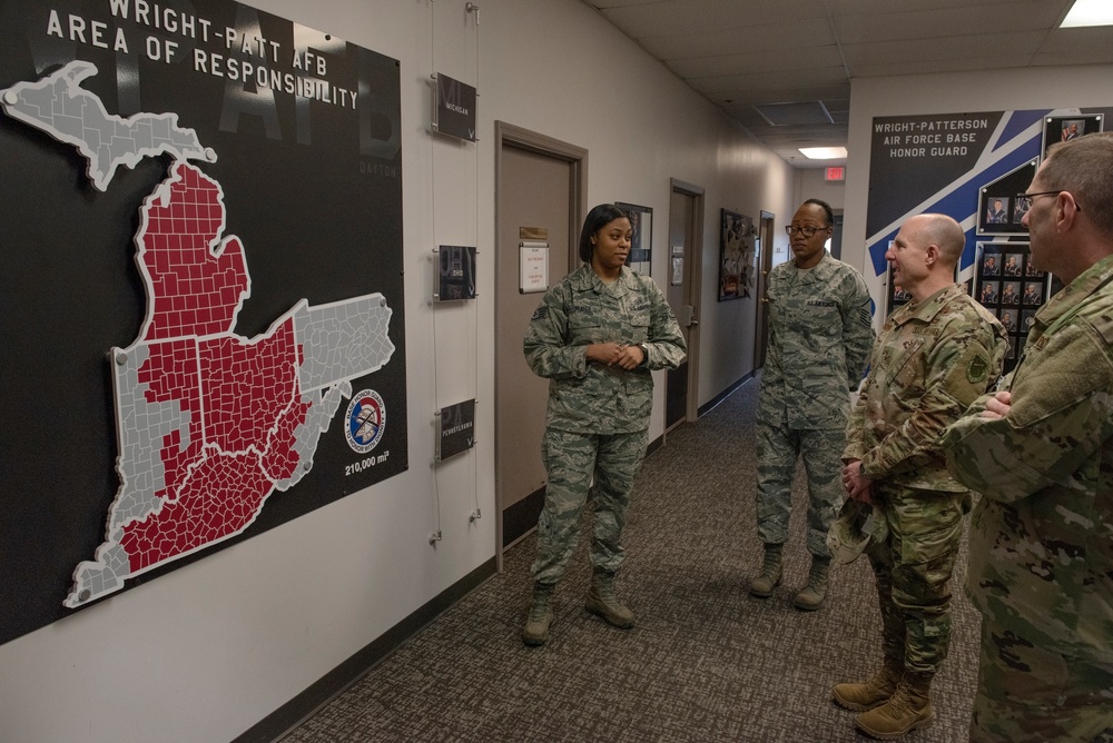 Deputy Commander tours 88th Air Base Wing