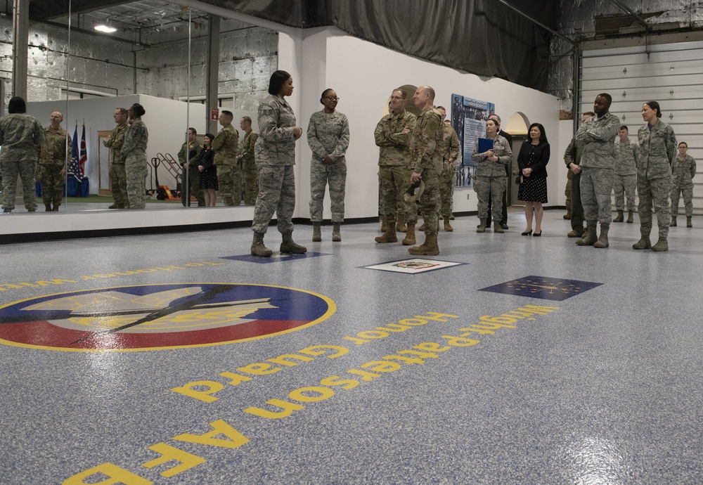 Deputy Commander tours 88th Air Base Wing