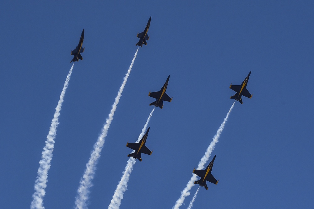 Blue Angels Soar Over Salinas