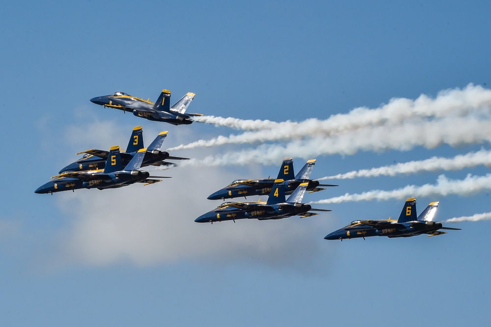 Blue Angels Soar Over Salinas