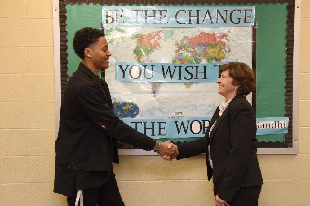 Student nurtured in family of service honored with Parke Scholarship