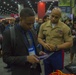 Marines showcase engineering career opportunities during National Society of Black Engineers conference