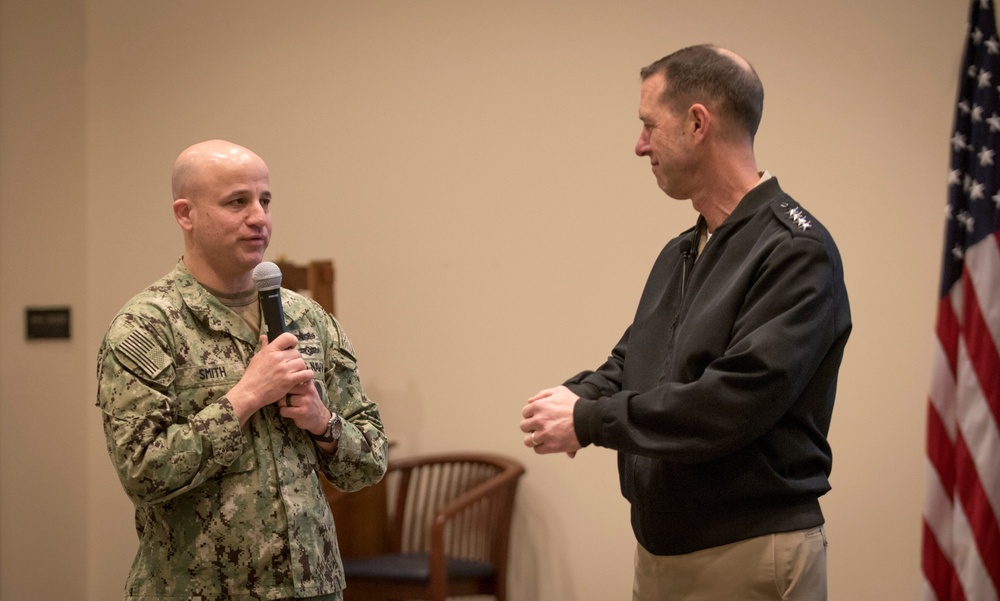 Leadership Mess Symposium: CNO engages with CMCs