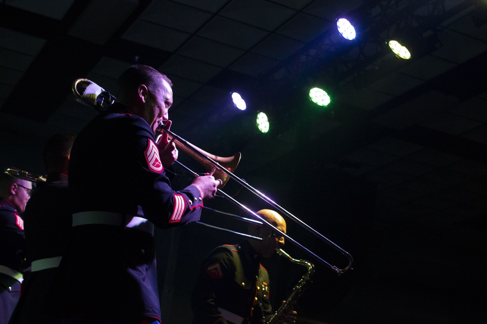 U.S. Marine Corps Forces, Pacific band perform on MCBH