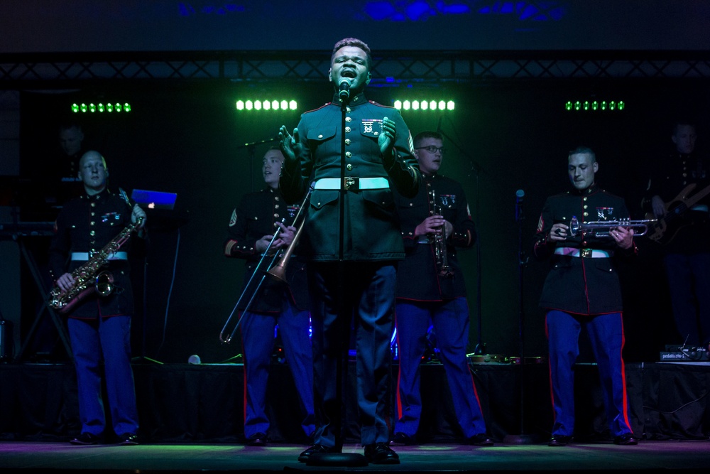 U.S. Marine Corps Forces, Pacific band perform on MCBH