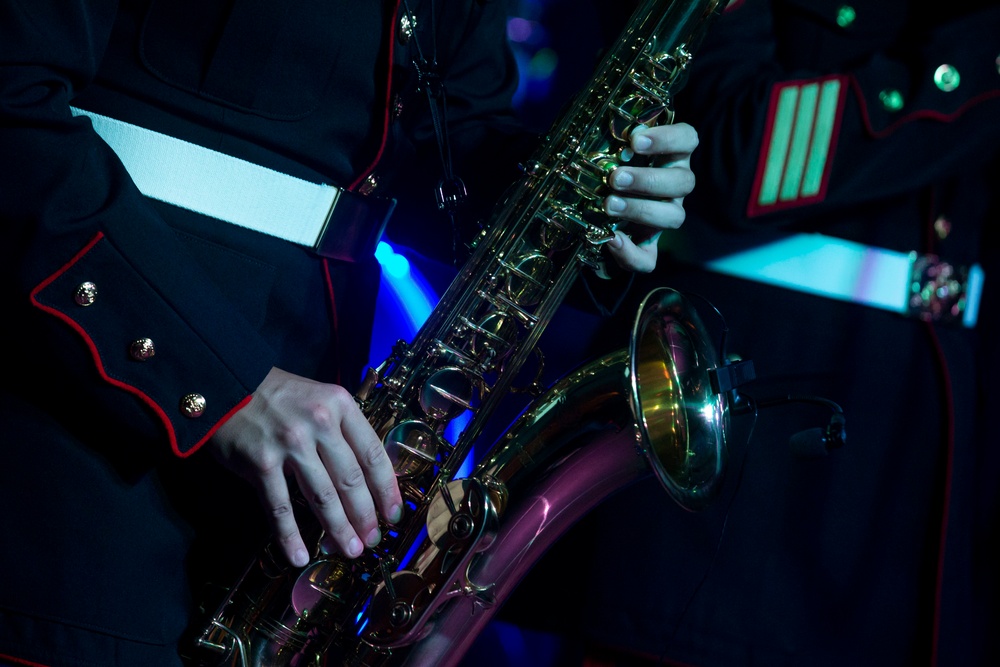 U.S. Marine Corps Forces, Pacific band perform on MCBH