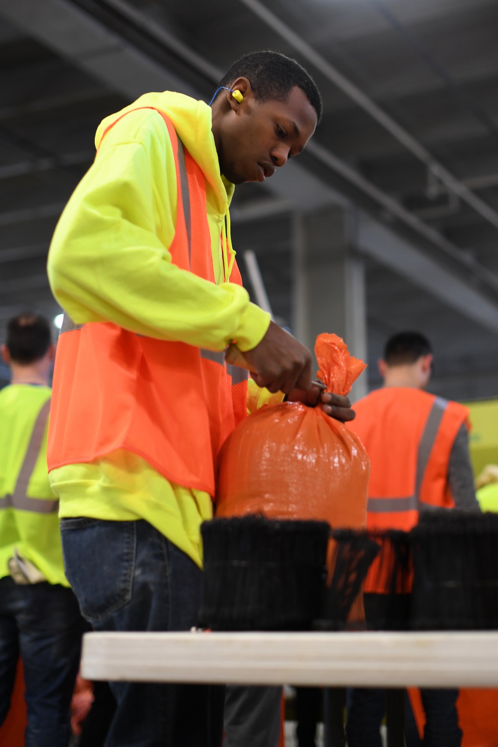 Grand Forks AFB members assist with flood preparation efforts