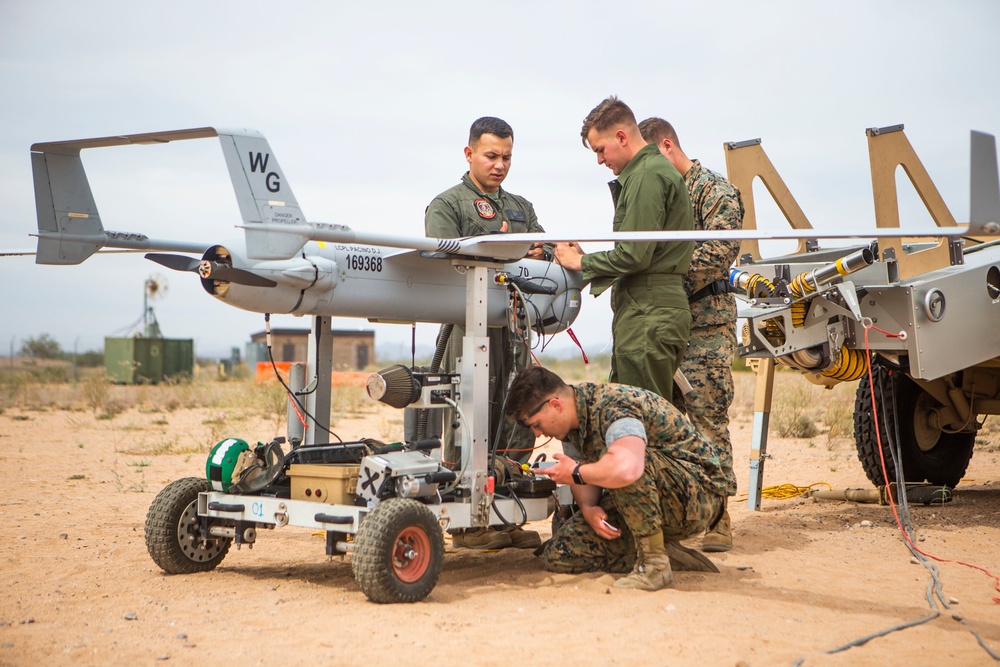 VMU-1 Launches the RQ-21A Blackjack