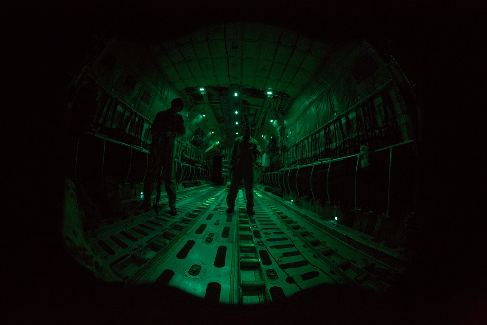 KC-130s take flight for aerial refuel