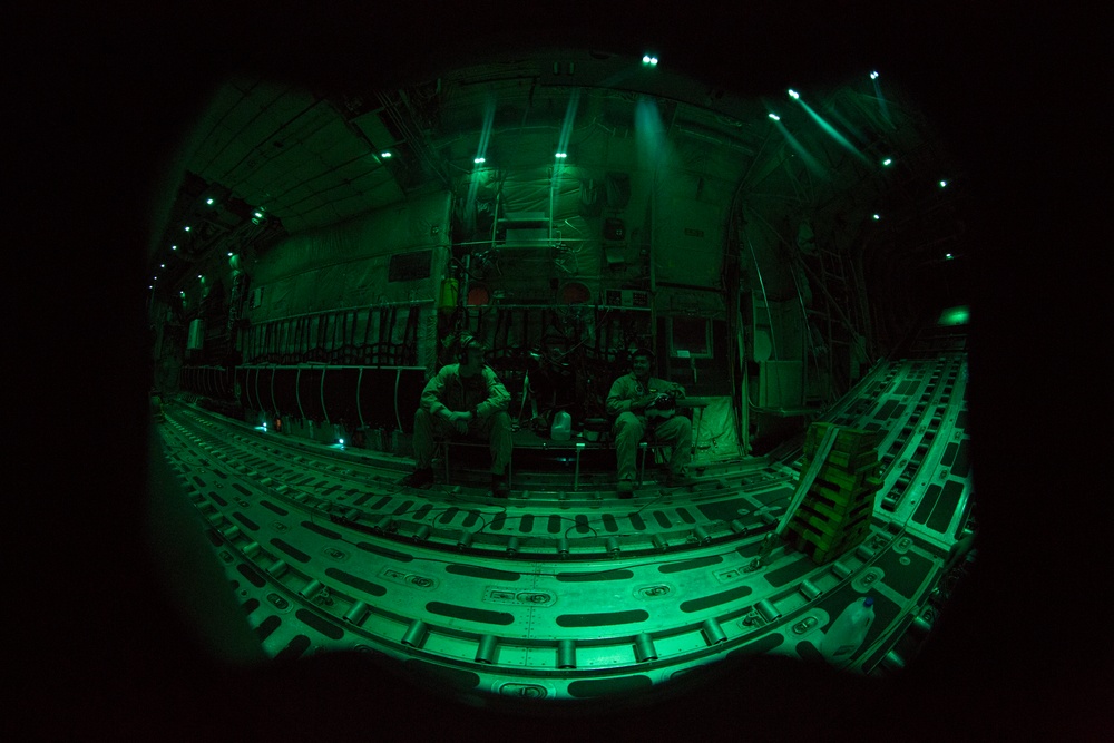KC-130s take flight for aerial refuel