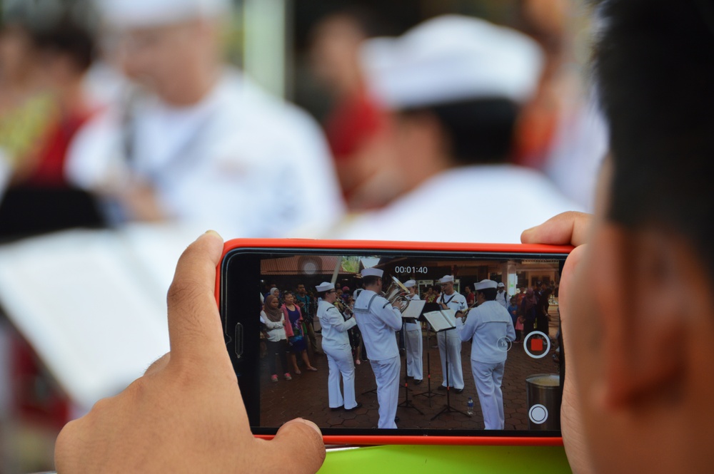 US 7th Fleet Band Performs at the Langkawi Sky Bridge