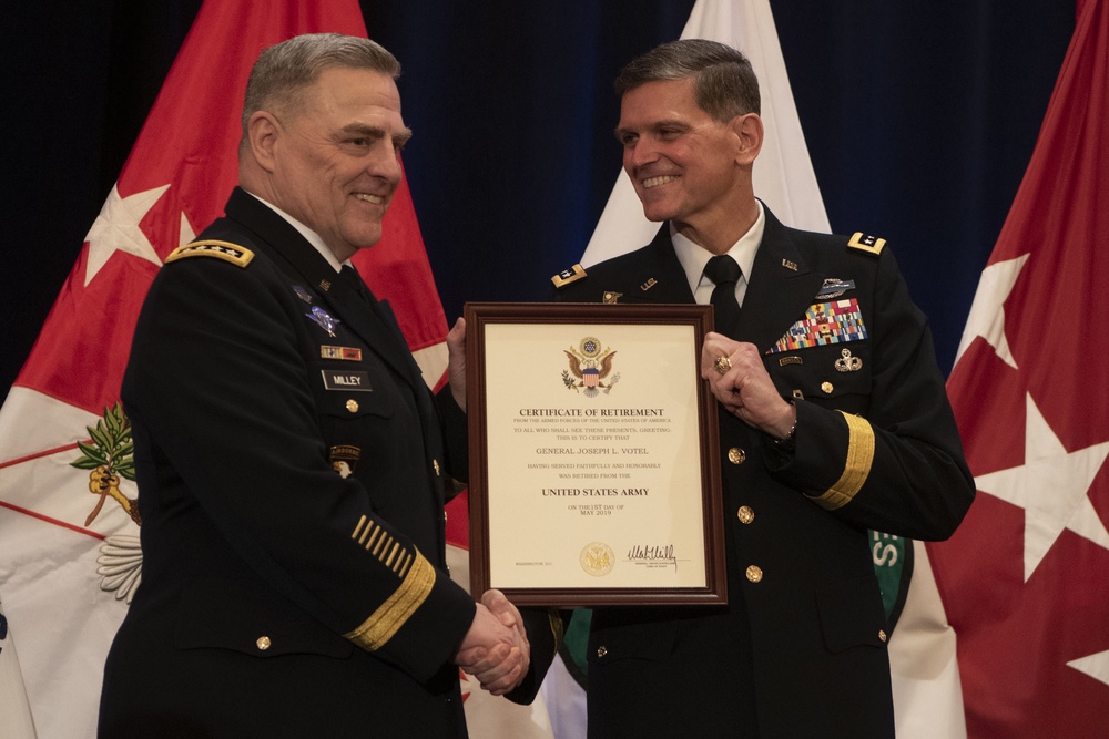 Votel Retires After 39 Years of Military Service