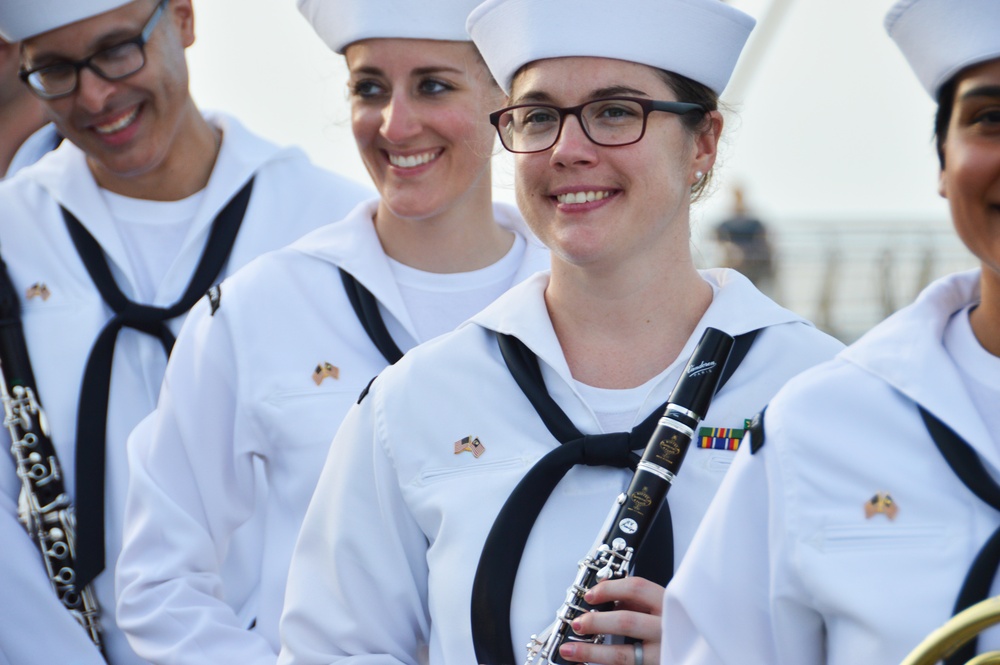 US 7th Fleet Band Performs at the Langkawi Sky Bridge