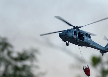 HSC 25 helps fight grass fire