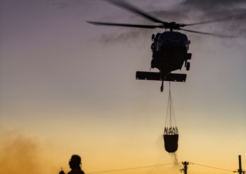 HSC 25 helps fight grass fire