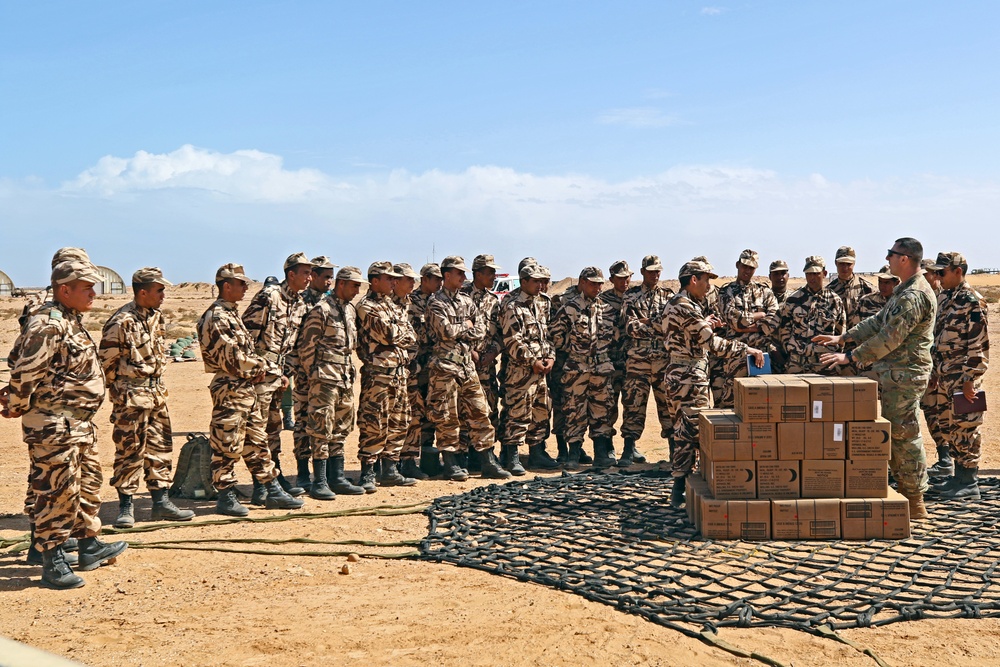 Air assault tactics and techniques part of exercise African Lion 2019