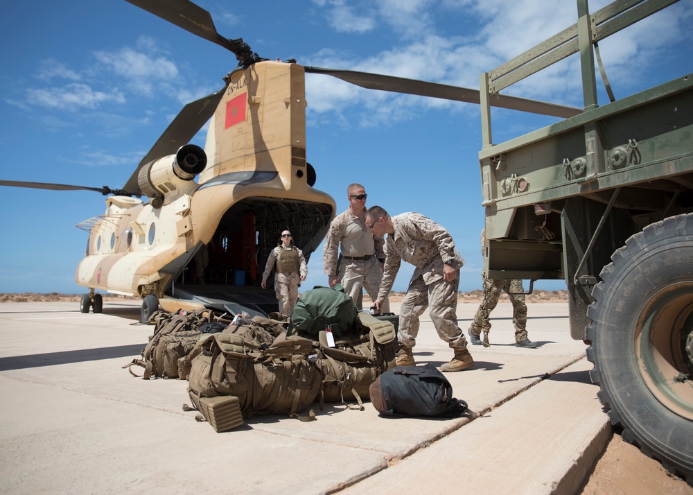 U.S. Armed forces in full swing at African Lion 2019