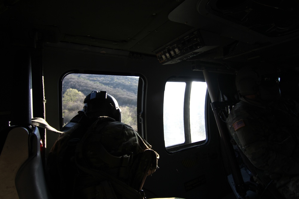1st Infantry Division medics conduct medical evacuation and hoist training