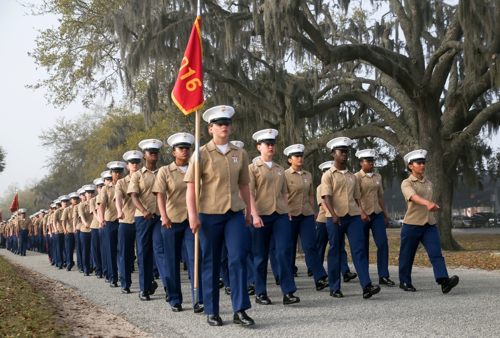 First combined company graduates MCRD Parris Island