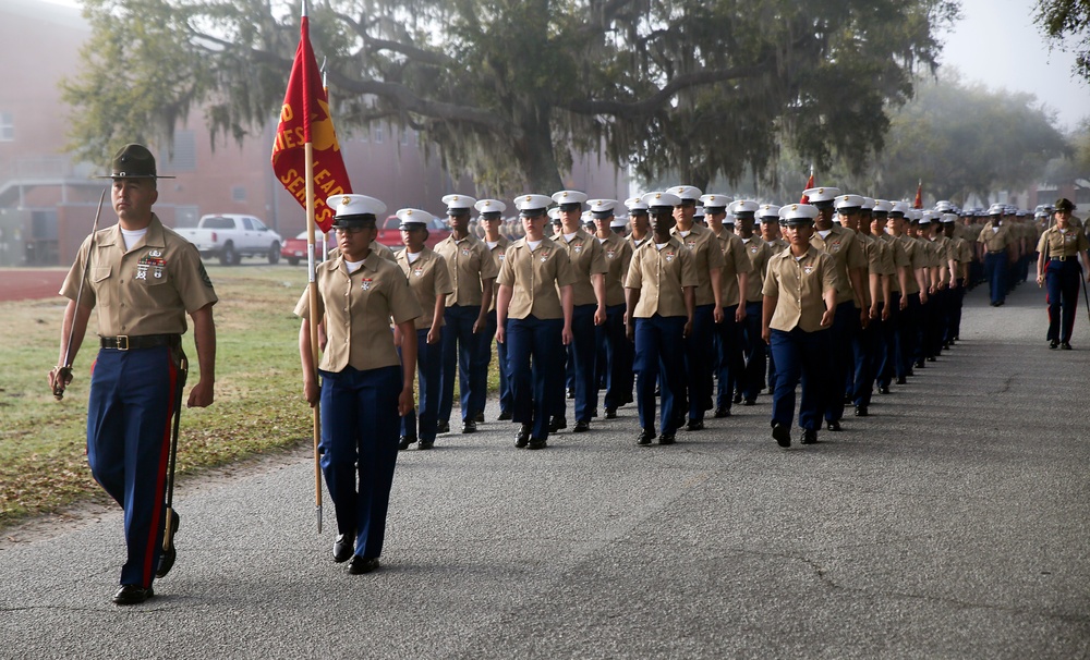 First combined company graduates MCRD Parris Island